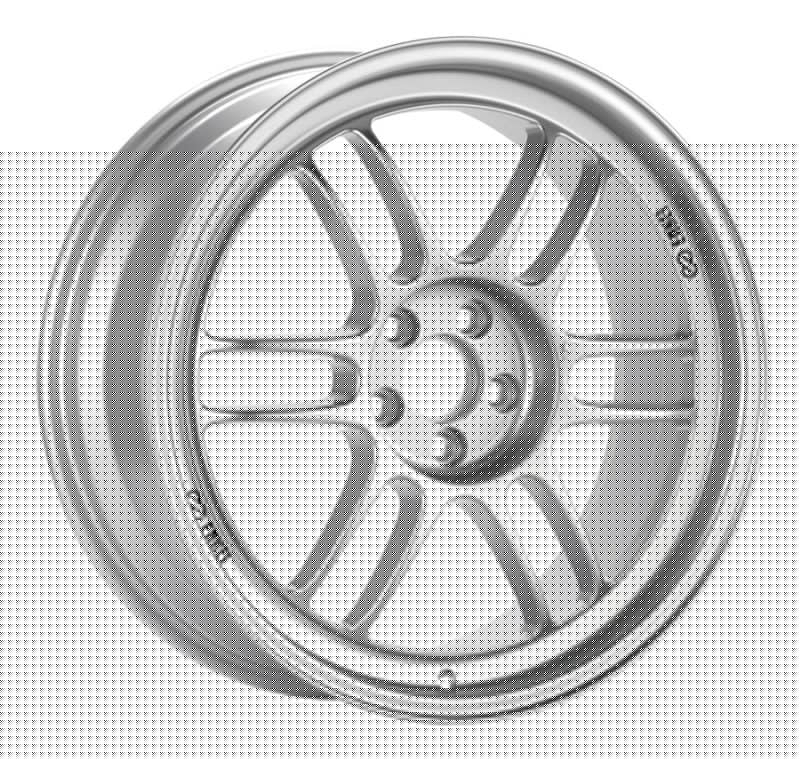 Enkei RPF1 17x8 5x100 45mm Offset 73mm Bore Silver Wheel 02-10 WRX & 04 STI ENK3797808045SP