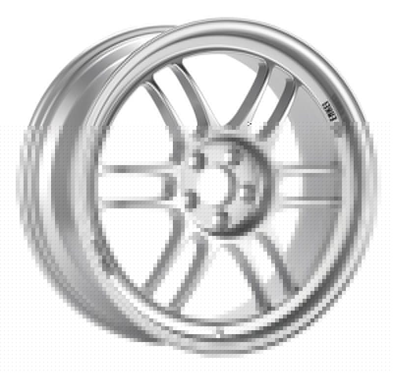 Enkei RPF1 18x8 5x100 45mm Offset 56mm Bore Silver Wheel 02-10 WRX & 04 STI ENK3798808045SP