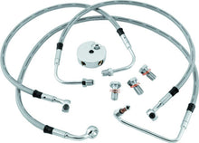 Load image into Gallery viewer, Twin Power 94-07 FLHR Models Stainless Steel Dot Brake Line Kit Front +10 Inch Length