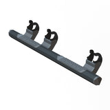 OCTA Series Nerf Bar; Aluminum; Black Powder Coat Finish; - GEM TUBES 300035