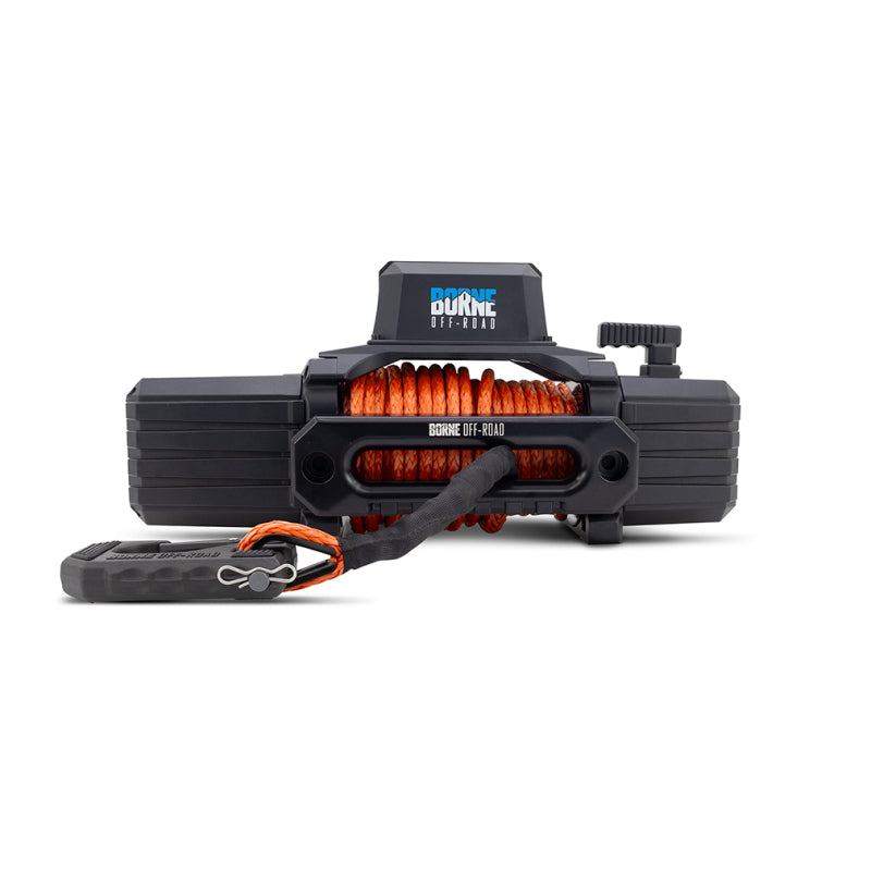 Borne Off-Road 12K Winch - Orange Synthetic Rope BRNBNWN-12-SOR