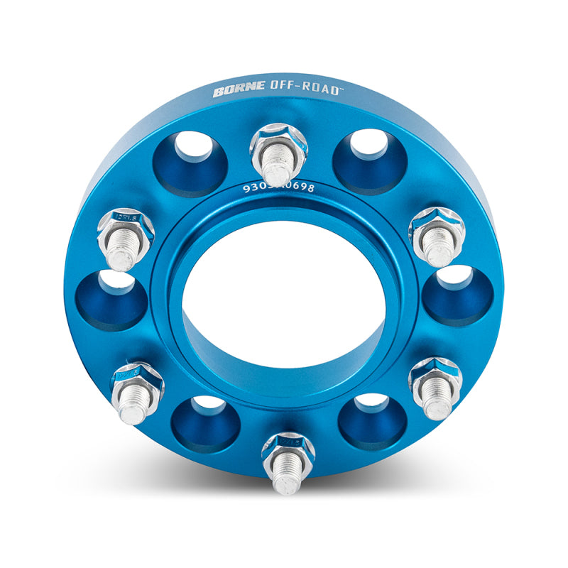 Borne Off-Road Wheel Spacers - 6x139.7 - 78.1 - 38.1mm - M14x1.5 - Blue BRNBNWS-005-381BL