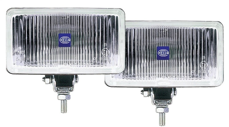 Hella 450 H3 12V SAE/ECE Fog Lamp Kit Clear - Rectangle (Includes 2 Lamps) HELLA005860601