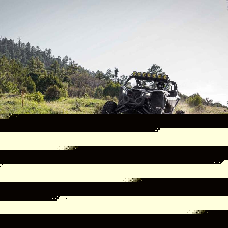 KC HiLiTES Can-Am X3 45in. Pro6 Gravity LED 7-Light 140w Combo Beam Overhead Light Bar System KCL91334