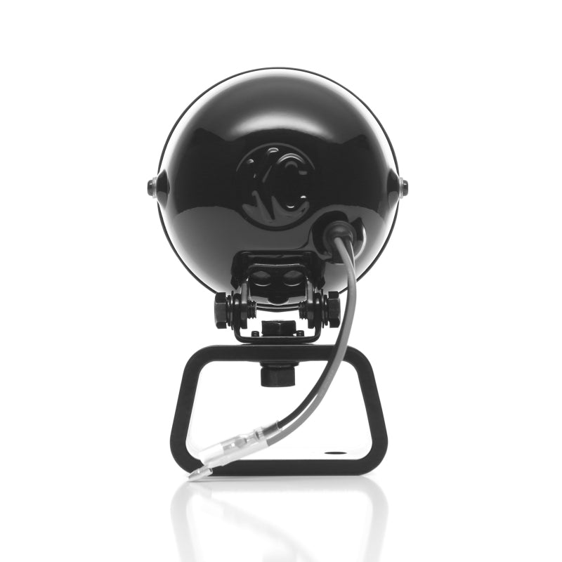 KC HiLiTES Rally 400 4in. Round Halogen Light 55w Spread Beam (Pair Pack System) - Black KCL490