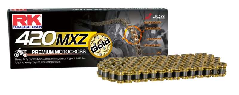 RK Chain GB420MXZ-130L - Gold RKCGB420MXZ-130