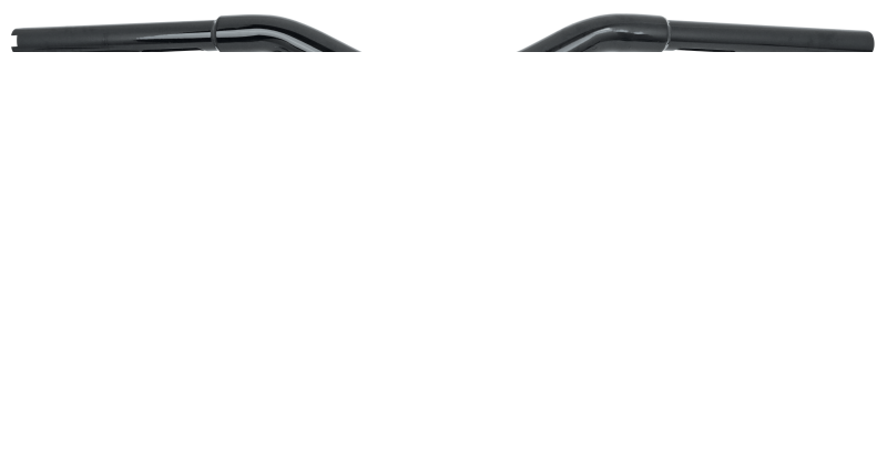 Burly Brand Dominator Raked 12in Black 1.25in O.D. BURB12-6052B