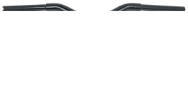 Burly Brand Dominator Raked 12in Black 1.25in O.D. BURB12-6052B