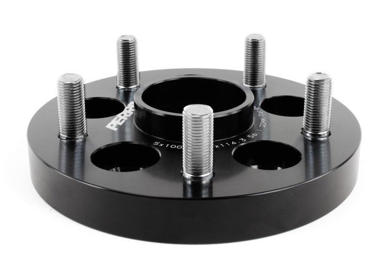 PERRIN Subaru/Toyota/Scion 20mm Wheel Adapter (Bolt-On Type) 5x100 to 5x114.3 w/56mm Hub - Pair PERPSP-WHL-220BK
