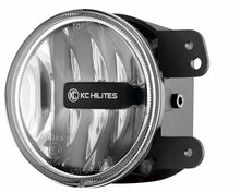 Load image into Gallery viewer, KC HiLiTES 10-18 Jeep JK 4in. Gravity G4 LED Light 10w SAE/ECE Clear Fog Beam (Single) KCL1497