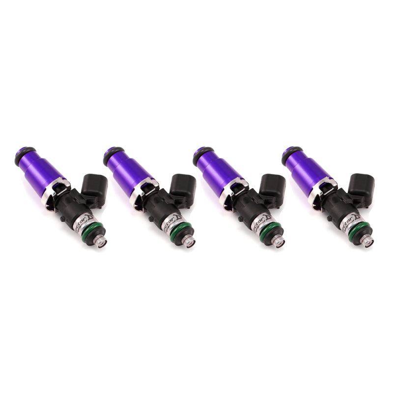 Injector Dynamics 1340cc Injectors - 60mm Length - 14mm Purple Top - 14mm Lower O-Ring (Set of 4) IDX1300.60.14.14.4