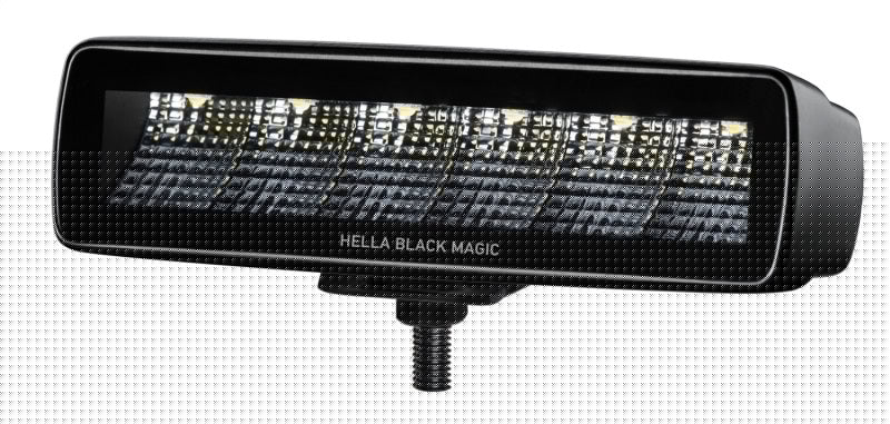 Hella Universal Black Magic 6 L.E.D. Mini Light Bar - Flood Beam HELLA358176201