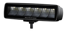 Load image into Gallery viewer, Hella Universal Black Magic 6 L.E.D. Mini Light Bar - Flood Beam HELLA358176201