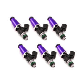 Injector Dynamics 1340cc Injectors - 60mm Length - 14mm Purple Top - 14mm Lower O-Ring (Set of 6) IDX1300.60.14.14.6