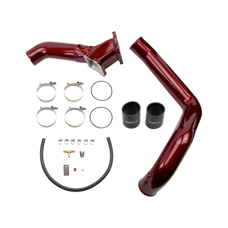 Wehrli 01-04 Chevrolet 6.6L LB7 Duramax 3in Y-Bridge Kit - WCFab Red