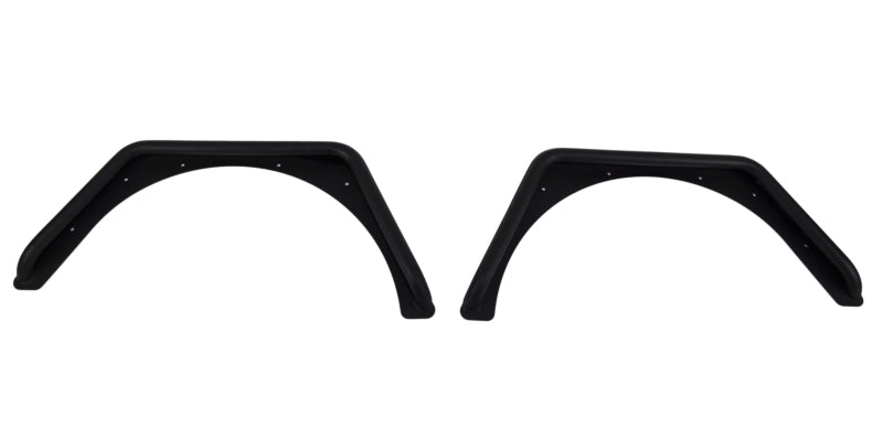 Fishbone Offroad 97-06 Jeep Wrangler TJ Steel Tube Fenders Front 3In Flare - Blk Textured Powdercoat FBOFB23029F