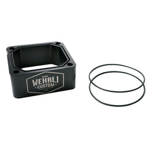 Load image into Gallery viewer, Wehrli 98.5-07 Dodge 5.9L Cummins Billet Intake Spacer Kit - Black Anodized &amp; Engraved Finish WCFWCF100338-BLKANO