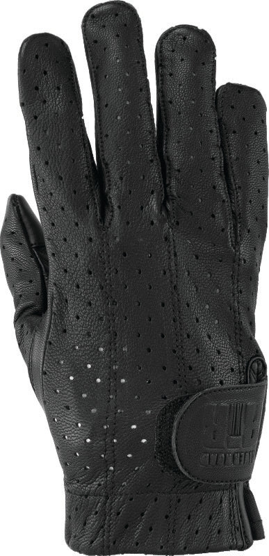 Kuryakyn Leather By River Road Tucson Leather Perforated Gloves Black - XL KUR094475