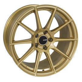 Enkei TS10 18x8.5 5x114.3 50mm Offset 72.6mm Bore Gold Wheel ENK499-885-6550GG
