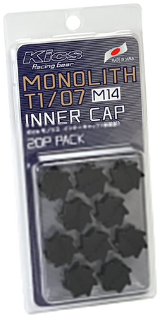 Project Kics M14 Monolith Cap - Black (Only Works For M14 Monolith Lugs) - 20 Pcs PJKWCMF4K