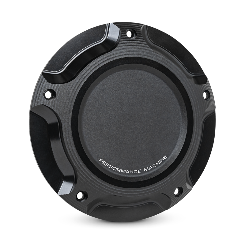 Performance Machine Derby Cover Race Series - Black Ops PFM0177-2085-SMB