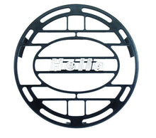 Load image into Gallery viewer, Hella Stone Shield Round Plastic Black Hella Logo Light Cover HELLA148995001