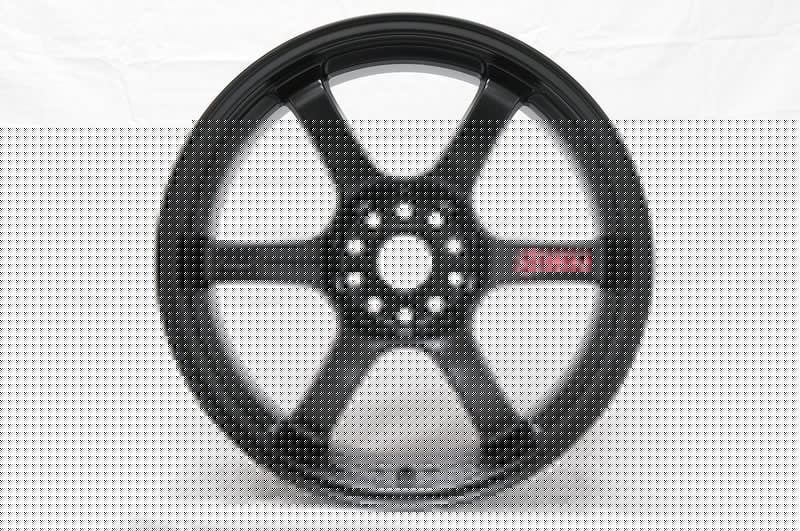 Gram Lights 57DR 18x8.5 +37 5-100 Semi Gloss Black Wheel GLSWGIV37DH