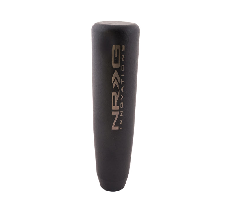 NRG Universal Short Shifter Knob - 5in. Length / Heavy Weight 1.27Lbs. - Black Wrinkle Finish NRGSK-480BK