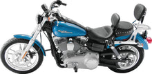 Load image into Gallery viewer, Mustang 06-17 Harley Dyna Wide Touring Solo Seat w/Driver Backrest w/Studs - Black
