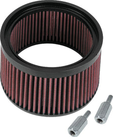 S&S Cycle 1in Taller Pleated Stealth Air Filter Kit SSC170-0127