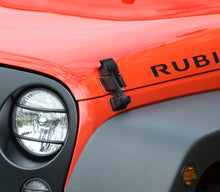 Load image into Gallery viewer, Jeep JK Replacement Hood Catch Rubbers Pair 07-18 Wrangler JK Textured Black Kentrol