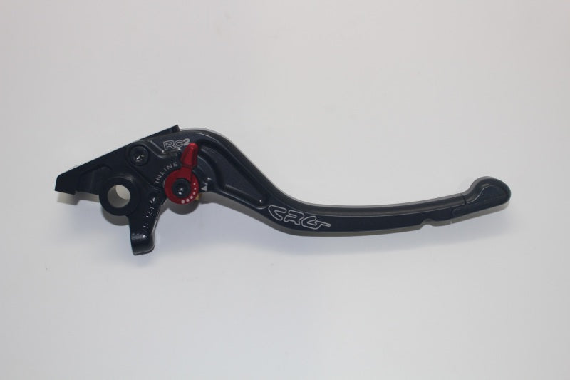 CRG 05-06 Kawasaki ZX6R/ RR/ 04-20 Suzuki GSXR600-1000R/ 06-17 Triumph Brake Lever -Std Black CRG2RN-511-T-B