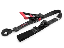 Load image into Gallery viewer, SpeedStrap 2In x 8Ft Ratchet Tie Down w/ Twisted Snap Hooks &amp; Axle Strap Combo - Black SSP27001-US