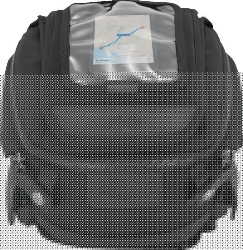 Burly Brand Voyager Tank/Tail Bag - Black BURB15-1010B