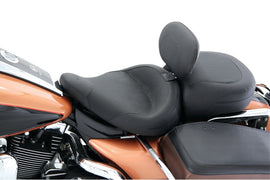 Mustang 83-21 Harley Electra Glide,Rd King Police Standard Touring Passenger Seat Textured - Black MMP79436