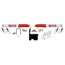 Load image into Gallery viewer, Steering Stabilizer Dual Kit White w/Red Boot Skyjacker