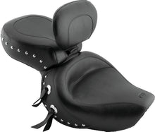 Load image into Gallery viewer, Mustang 00-08 Honda VT1100 Sabre,97-08 Spirit,87-97 Shadow Wide Touring 1PC Seat w/Studs - Black
