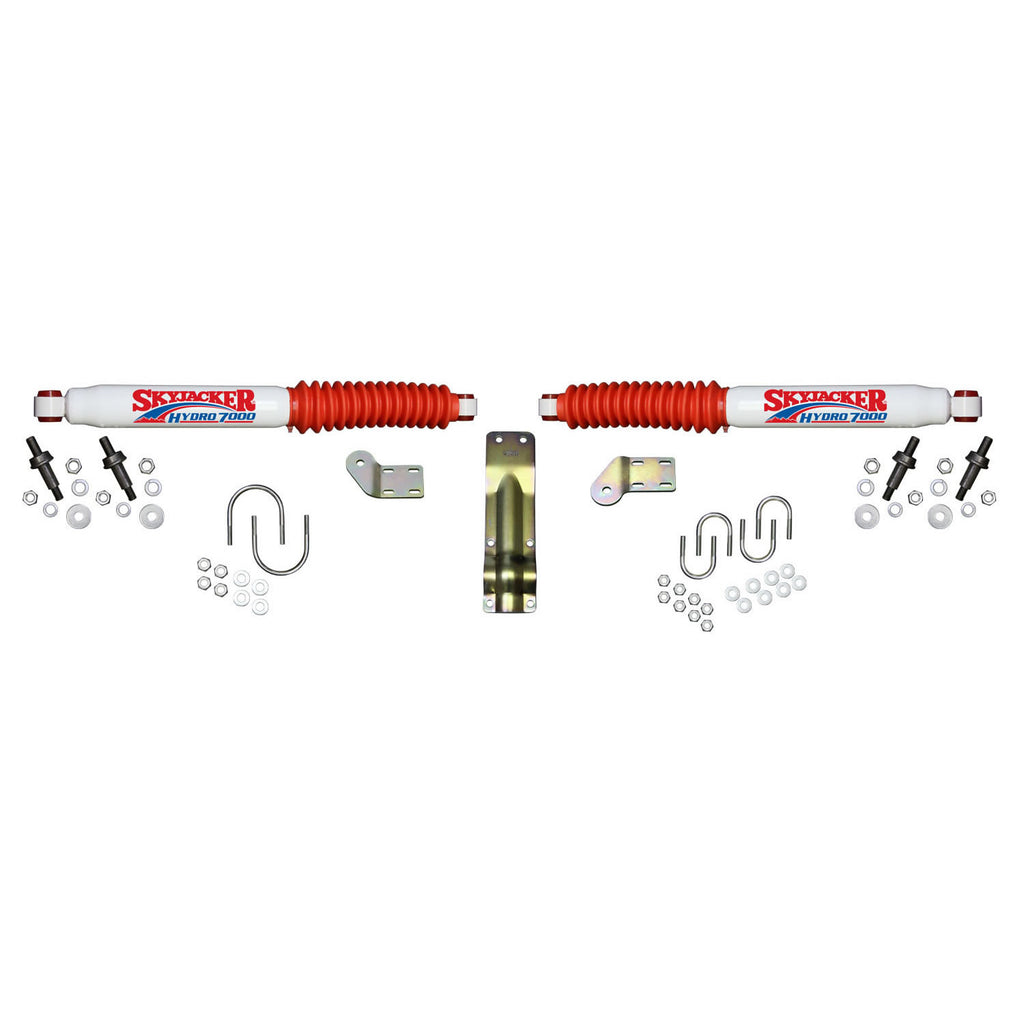 Steering Stabilizer Dual Kit For 4-8.5 Inch Lifts Skyjacker