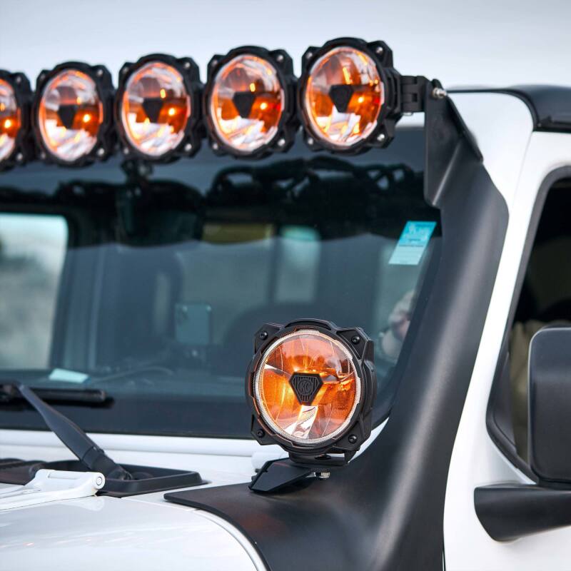KC HiLiTES Gravity Titan LED 6in. - Pair Pack (Spot Beam) KCL91401