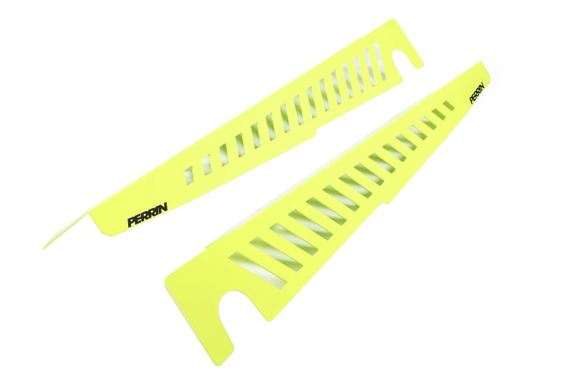 PERRIN 22-25 Subaru WRX Fender Shroud Set - Neon Yellow PERPSP-ENG-551NY
