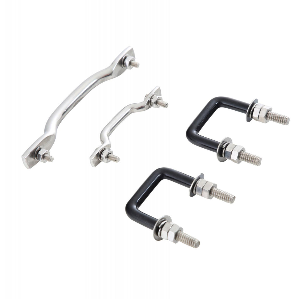 Windshield Tie Down Kit 55-95 Wrangler YJ/CJ Stainless Steel Smittybilt