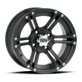 ITP SS 212 14x6 / 4x137 BP / 4+2 Offset Black Wheel