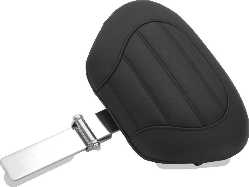 Mustang 15-21 Harley Freewheeler Standard Touring Deluxe Driver Backrest - Black