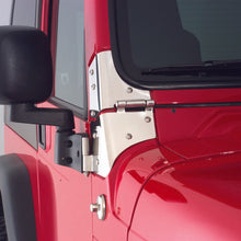 Load image into Gallery viewer, Windshield Hinges 97-06 Wrangler TJ/LJ Stainless Steel Smittybilt