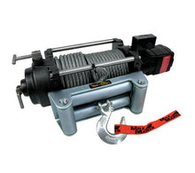 Load image into Gallery viewer, 12000 LB Hydraulic Winch 18.7 C.I. 12V Hydrlic Motor w/Roller Fairlead 100 Foot Cable Adptr Sold Separately Req For Install Mile Marker