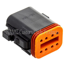 Load image into Gallery viewer, NAMZ Deutsch DT Series 8-Wire Plug &amp; Wedgelock - Black (Repl. HD 72118-94BK) NAMDP-8B