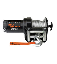 Load image into Gallery viewer, Utility Winch 2000 Lb Capacity 12V DC 50 Foot Steel Cable with Wireless Remote Mile Marker