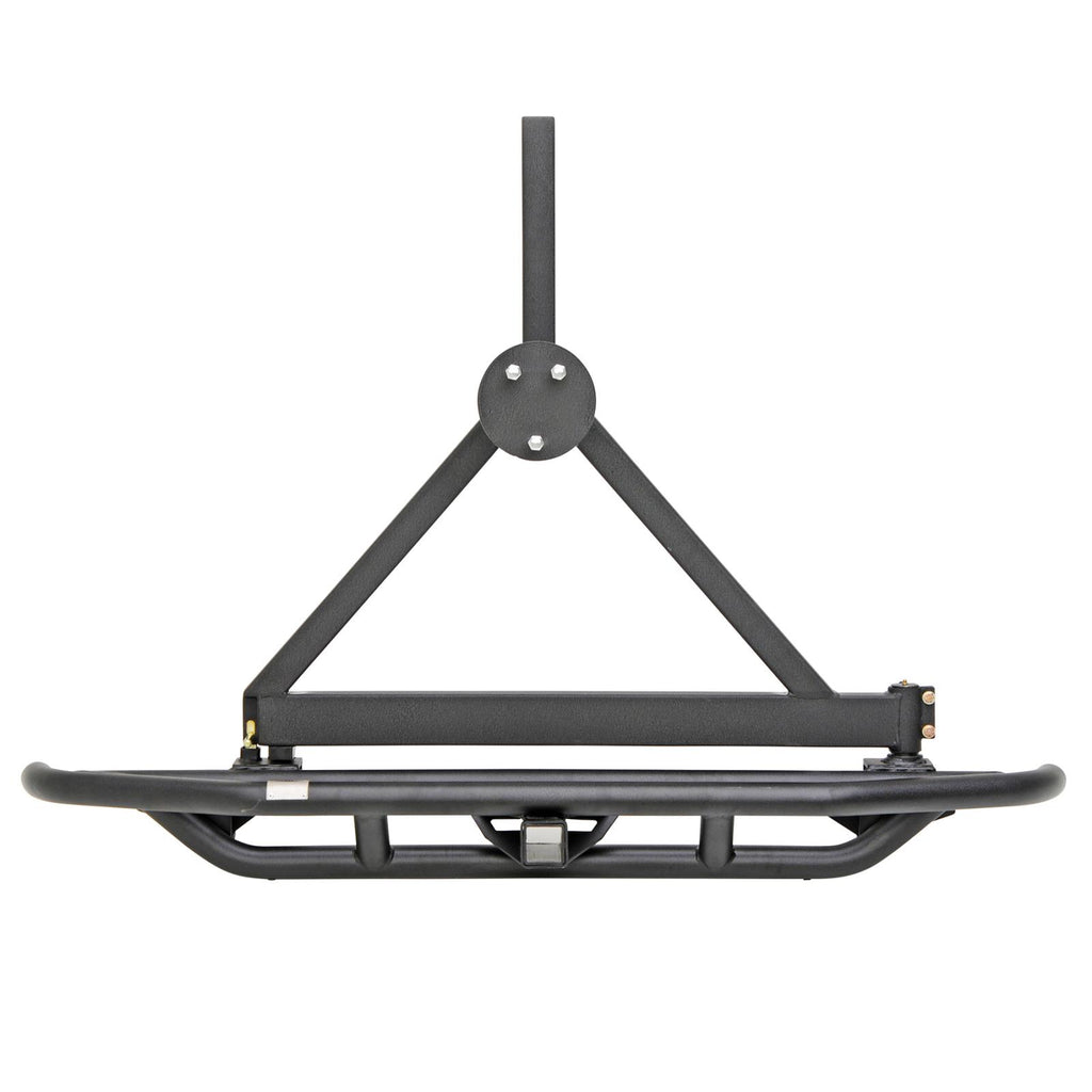 SRC Rear Bumper W/Tire Carrier 87-06 Wrangler YJ/TJ/LJ Black Textured Smittybilt