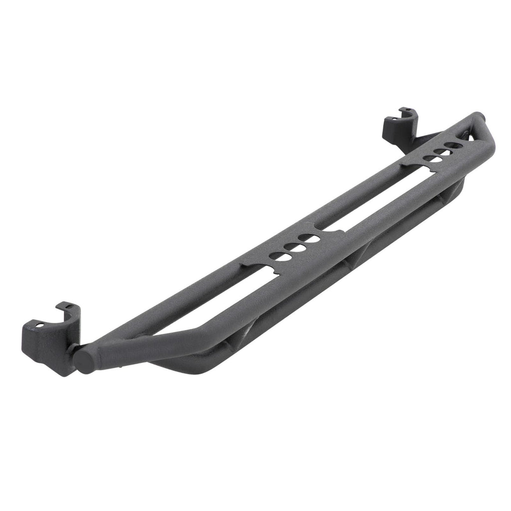 SRC Rock Sliders 07-18 JK Wrangler 4 DR Steel Black Textured Powder Coat Smittybilt