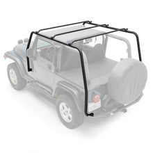 Load image into Gallery viewer, SRC Roof Rack 97-06 Wrangler TJ 300 Lb Rating Black Textured Smittybilt